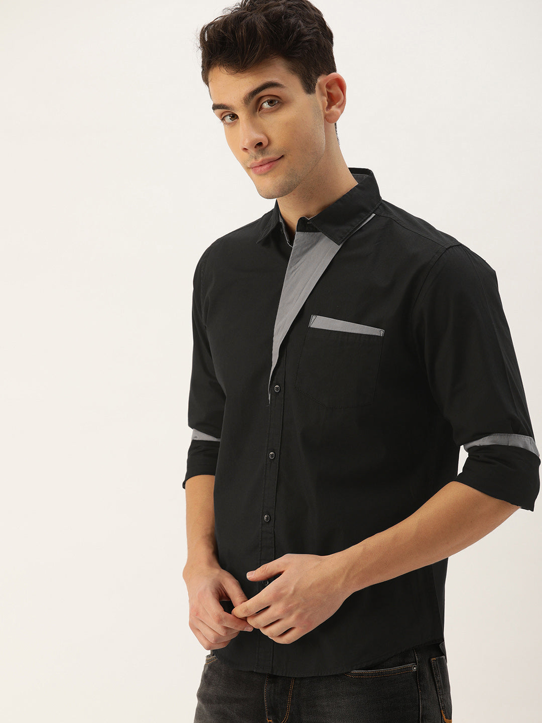 Solid Casual Shirt