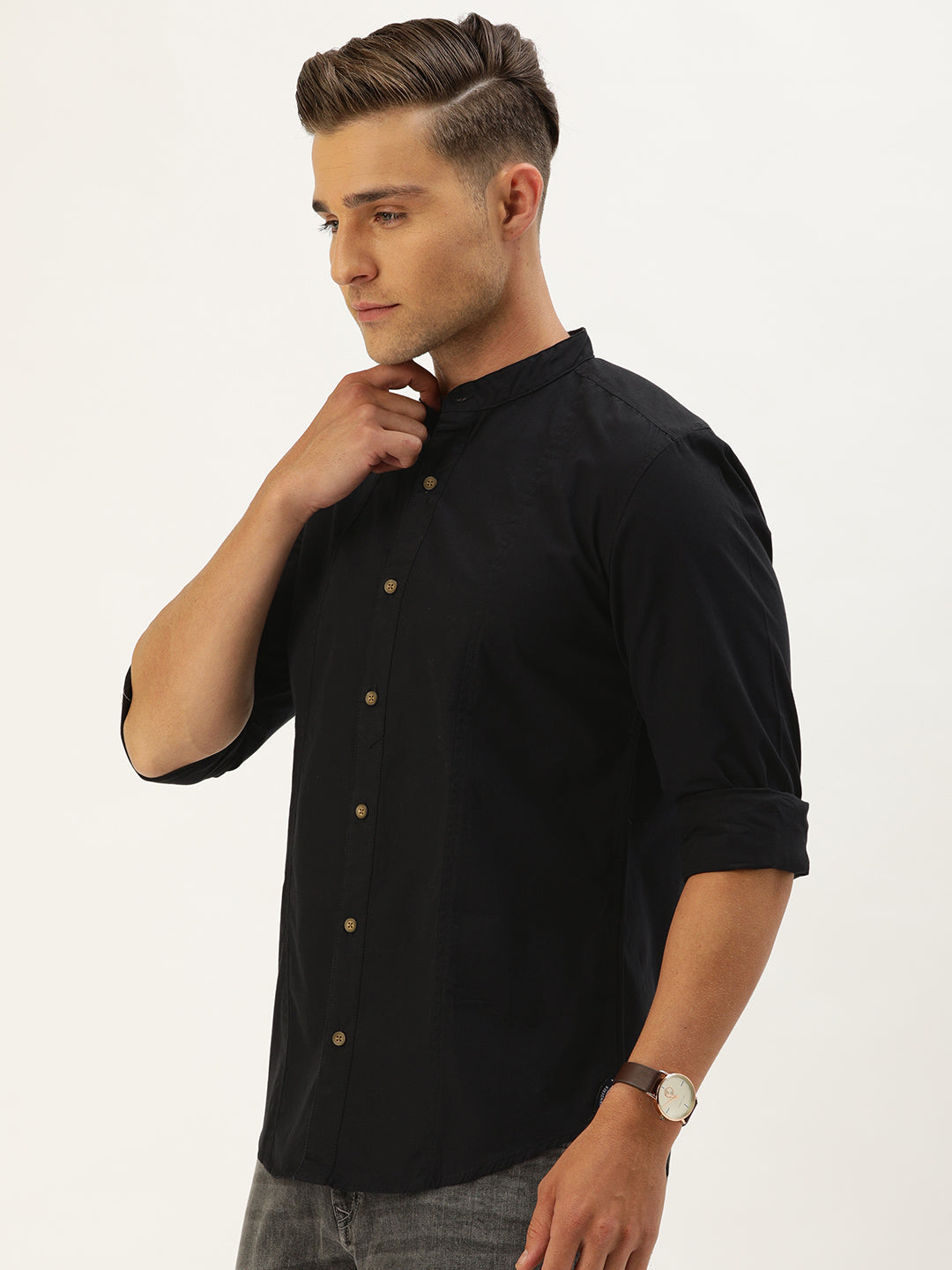 Solid Casual Shirt