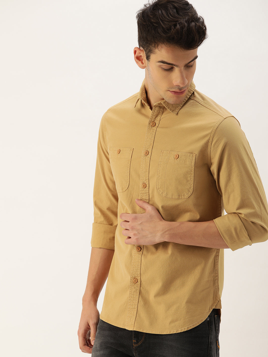 Solid Casual Shirt
