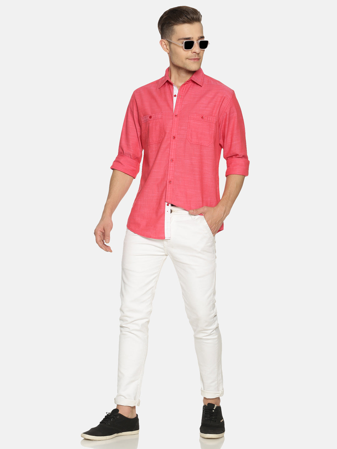 Solid Casual Shirt