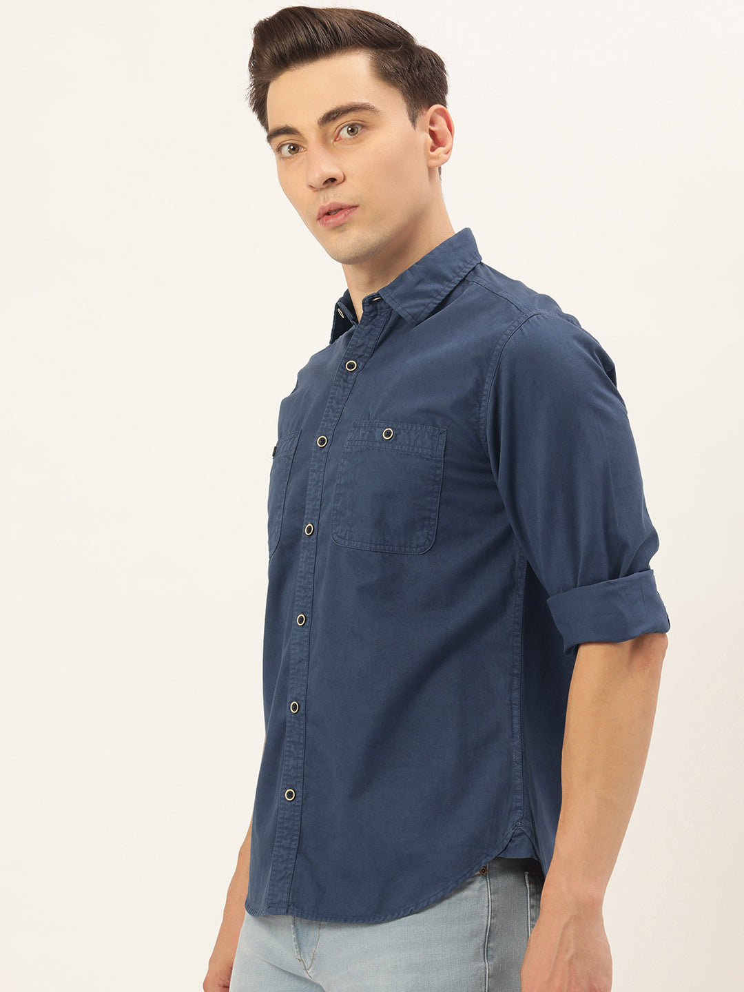 Solid Casual Shirt