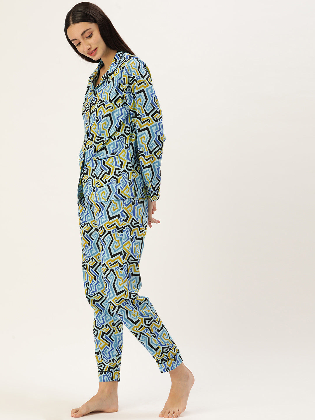 Printed Night Suit