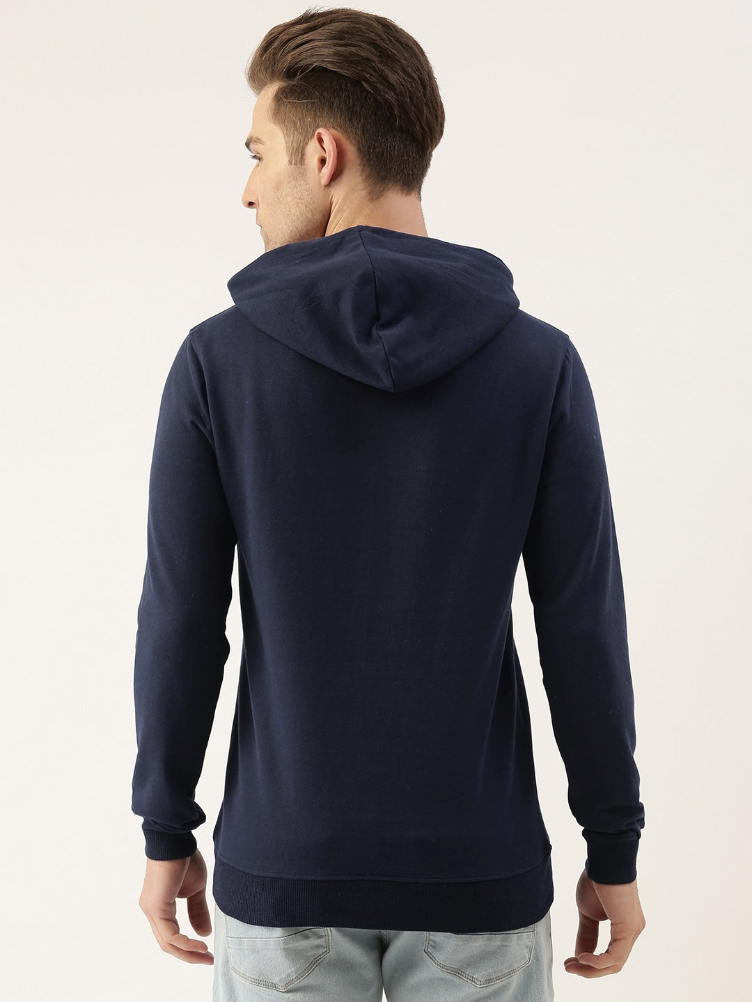 Solid Hooded Sweatshirt