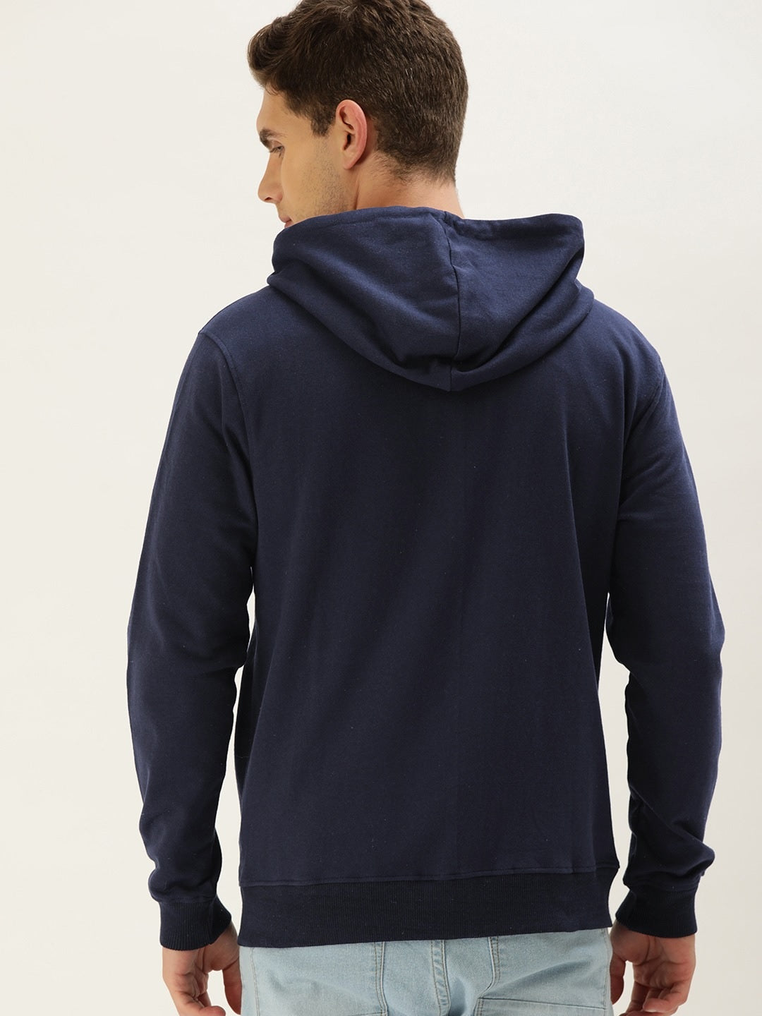 Solid Hooded Sweatshirt