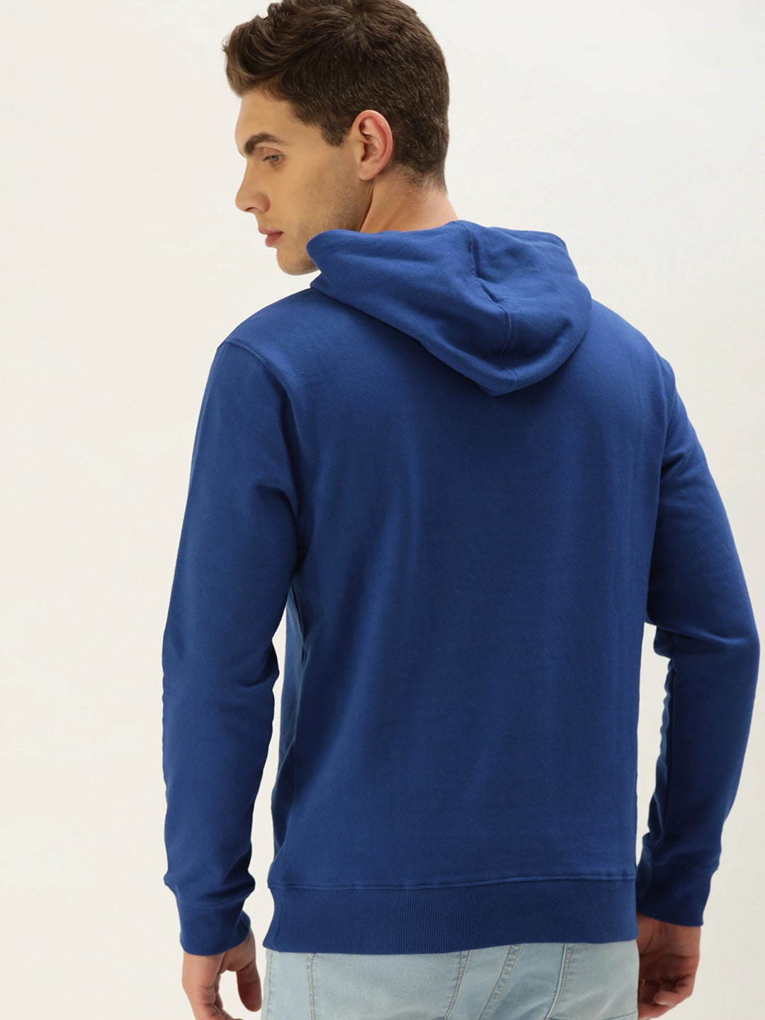 Solid Hooded Sweatshirt