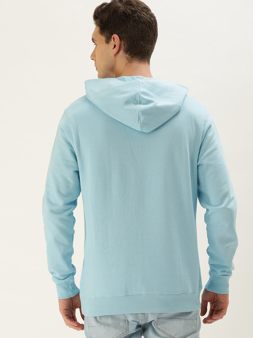 Solid Hooded Sweatshirt