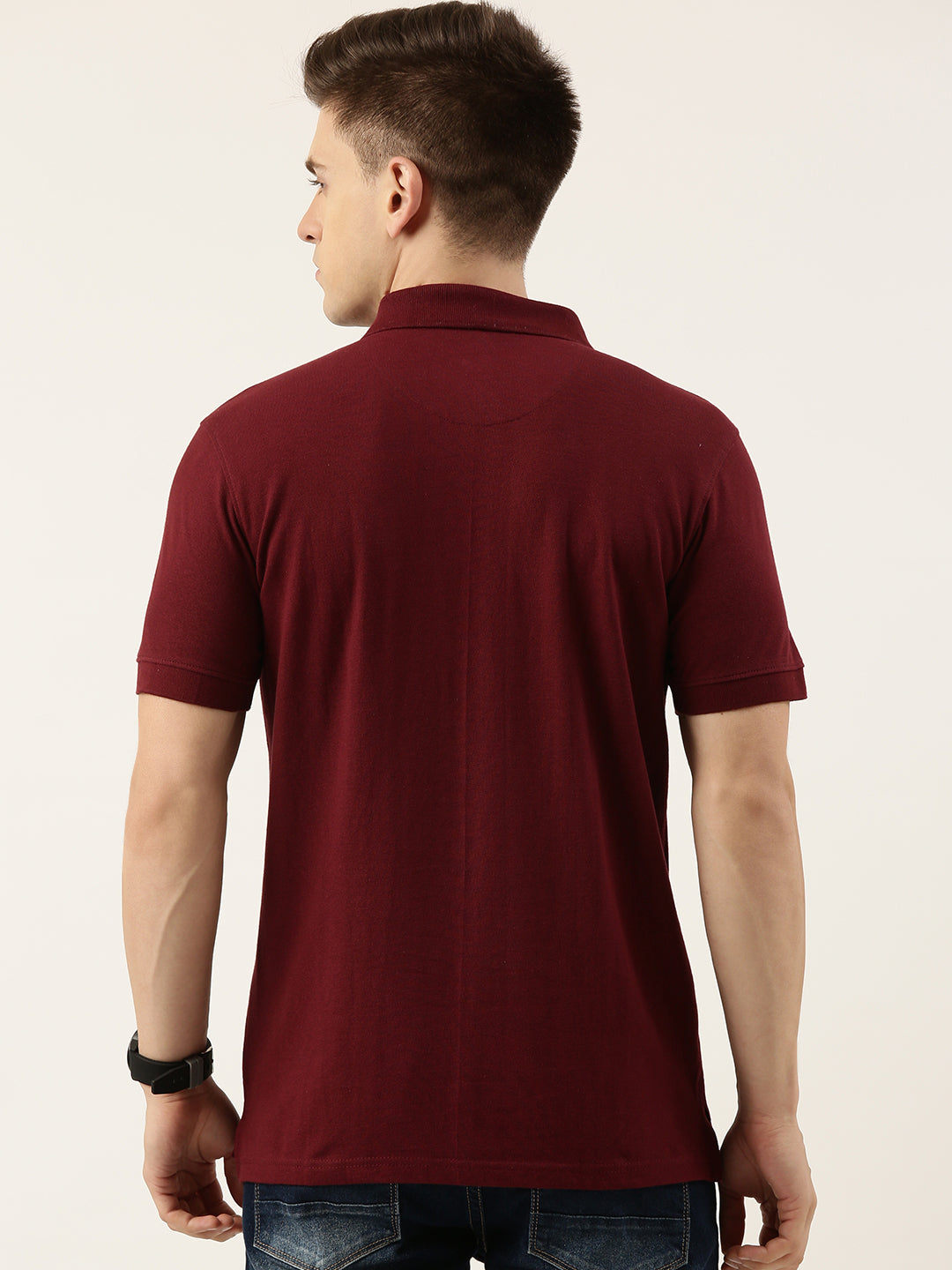 Solid Polo T-shirt