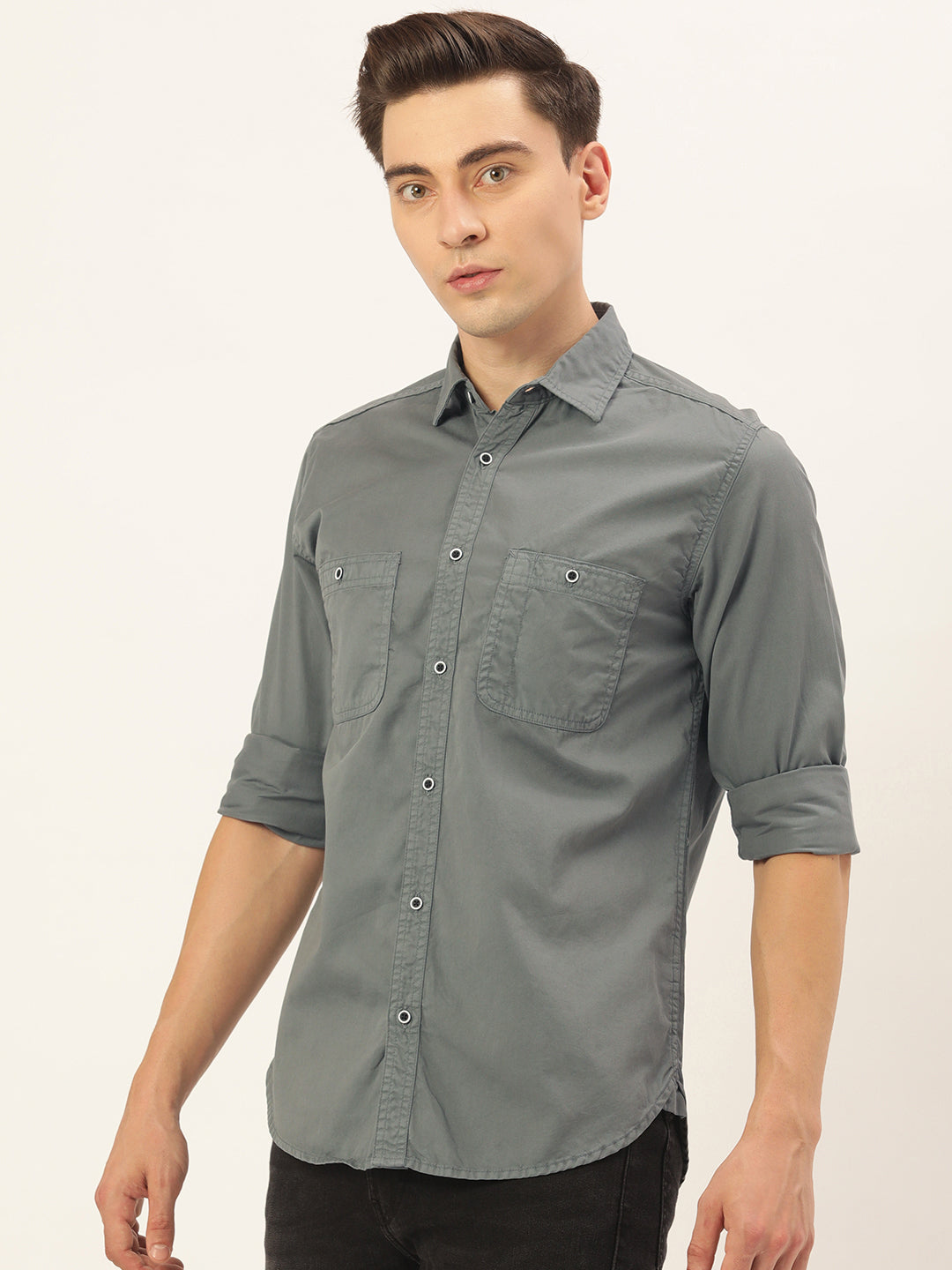 Solid Casual Shirt