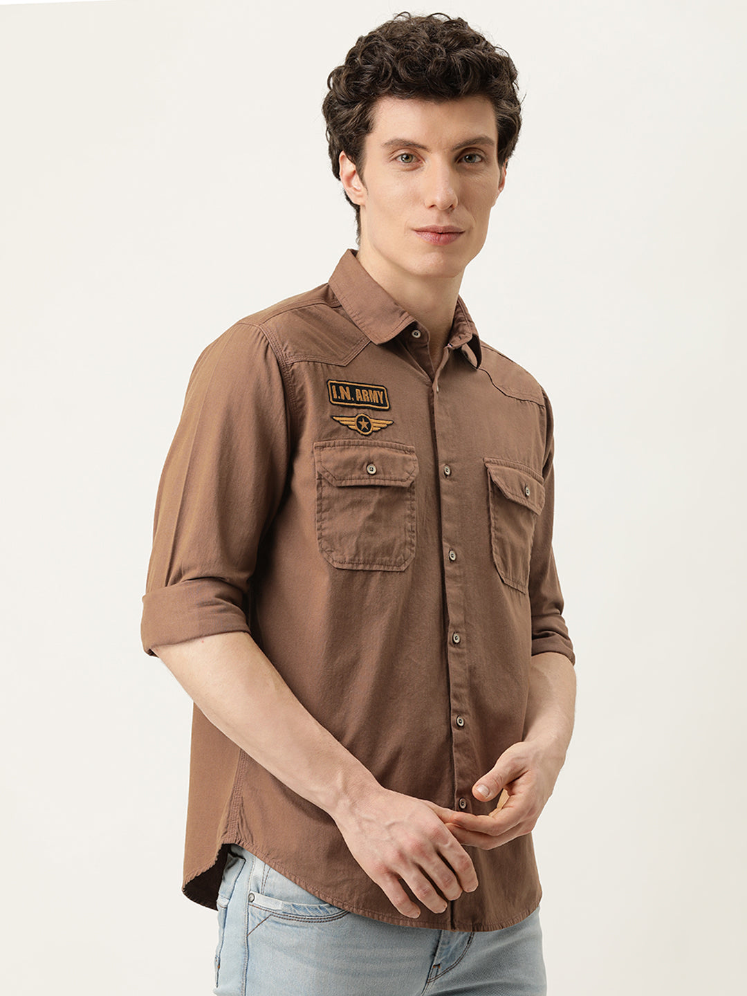 Solid Casual Shirt