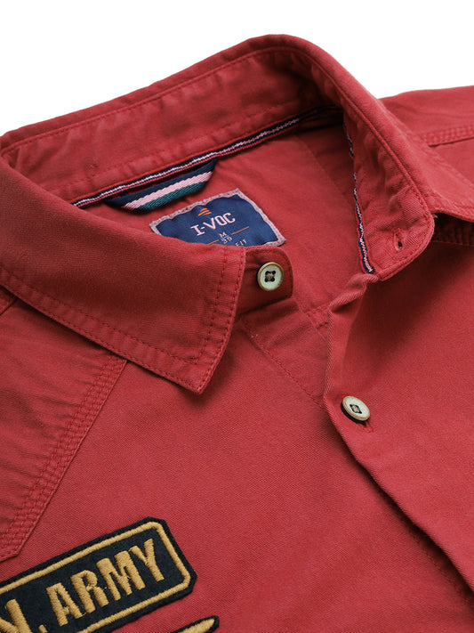 Solid Casual Shirt