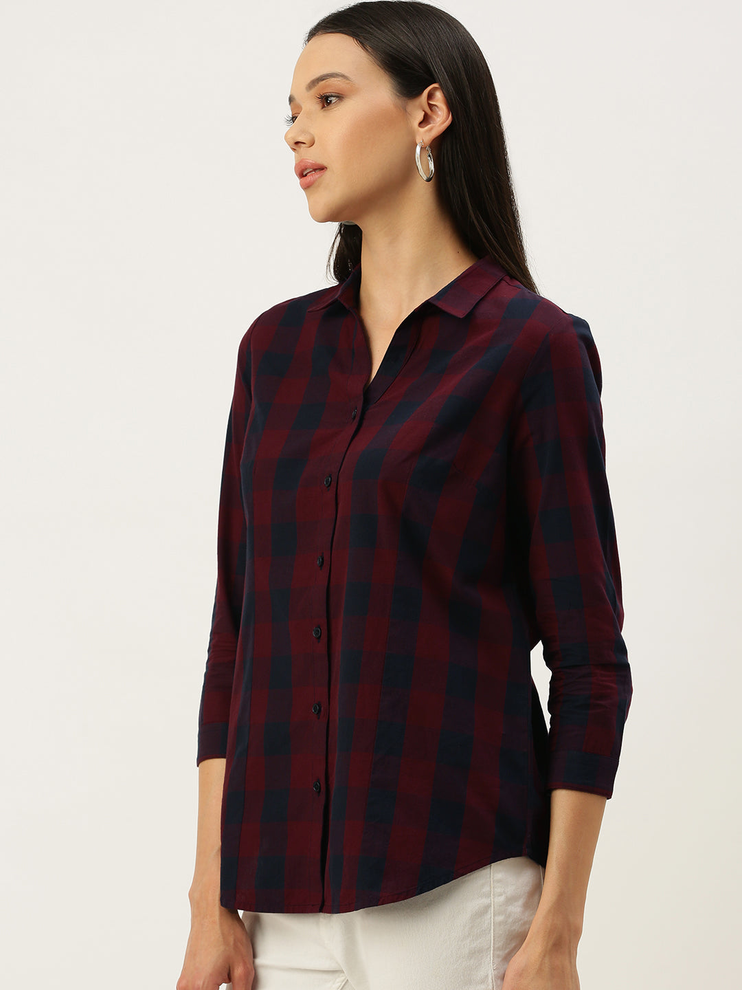 Checked Casual Shirt*IOWCF02SC17L38-3815