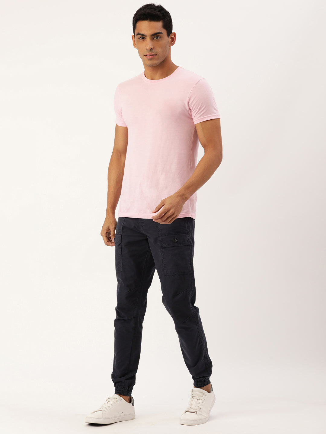 Solid Cotton Joggers