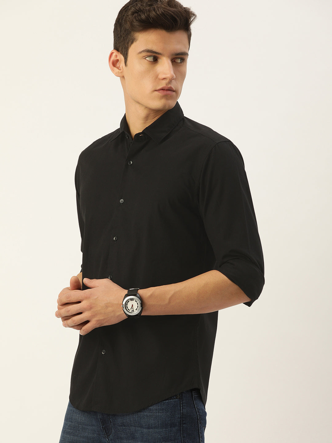 Solid Casual Shirt