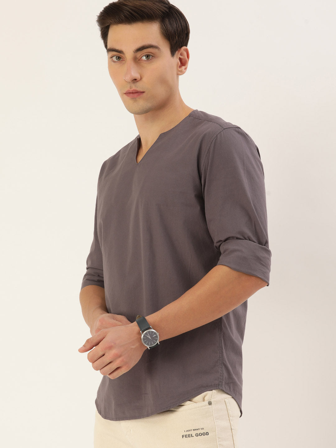 Solid Casual Shirt