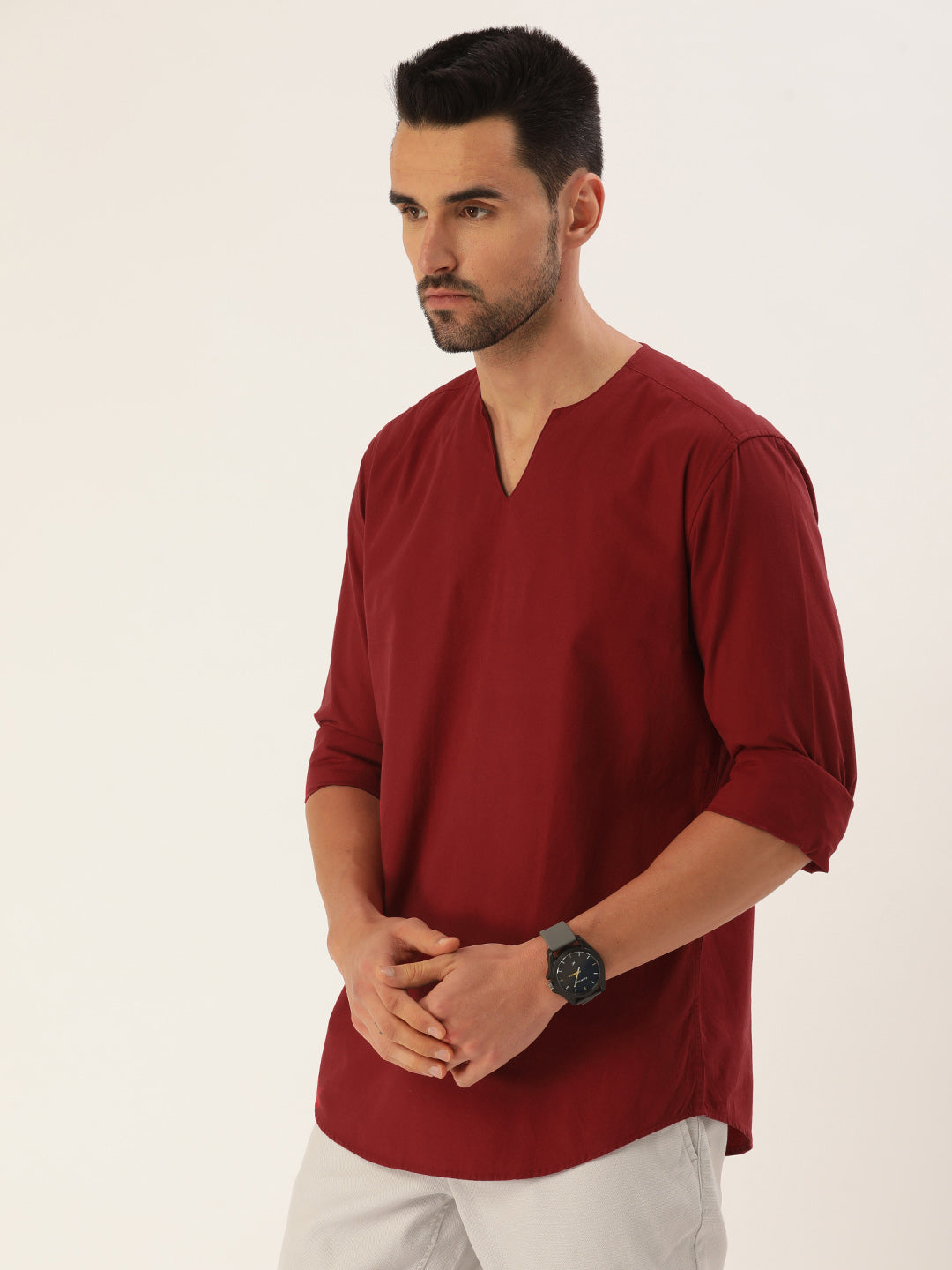 Solid Casual Shirt