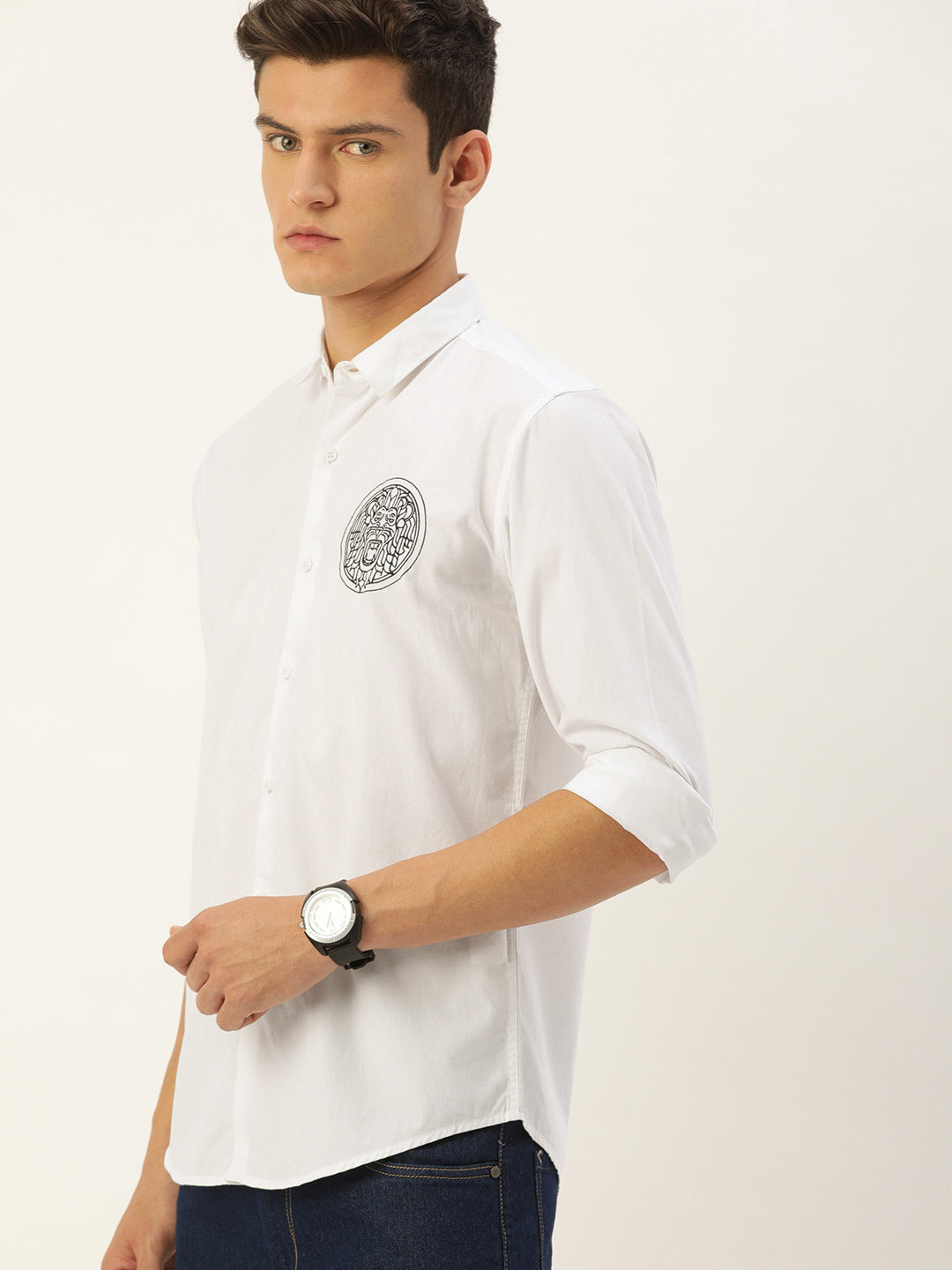Solid Casual Shirt