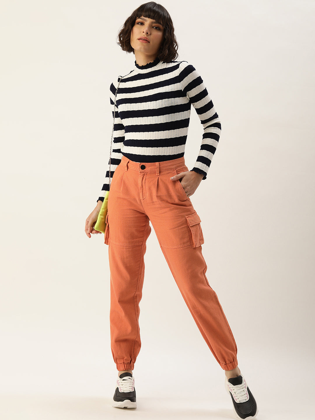 Pleated Joggers Trousers