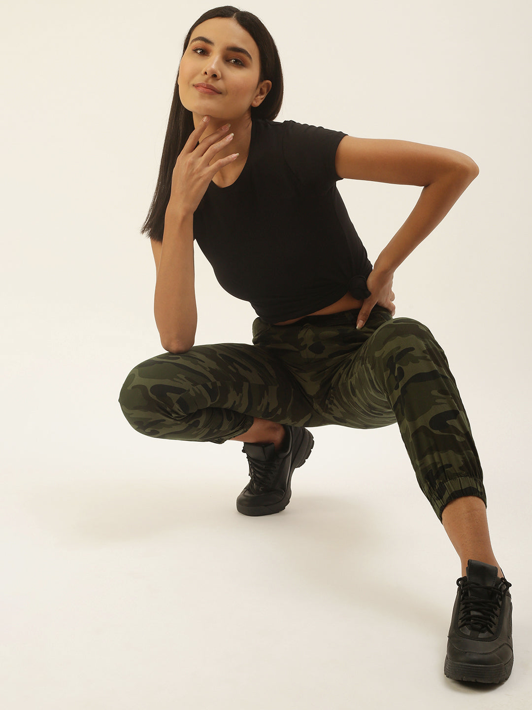 Printed Joggers