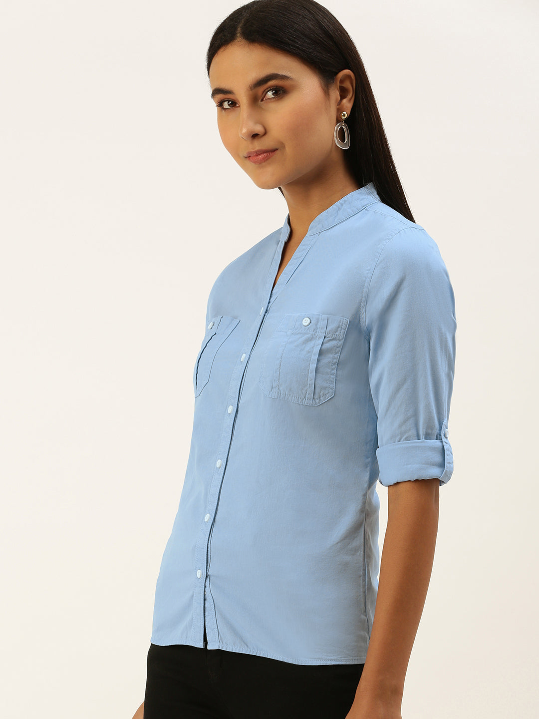 Solid Casual Shirt
