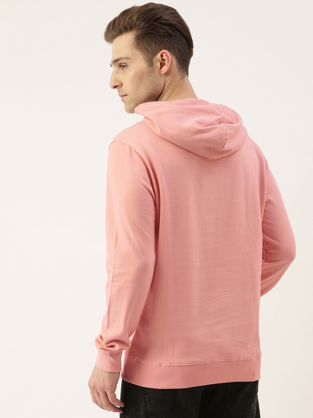 Solid Hooded Sweatshirt