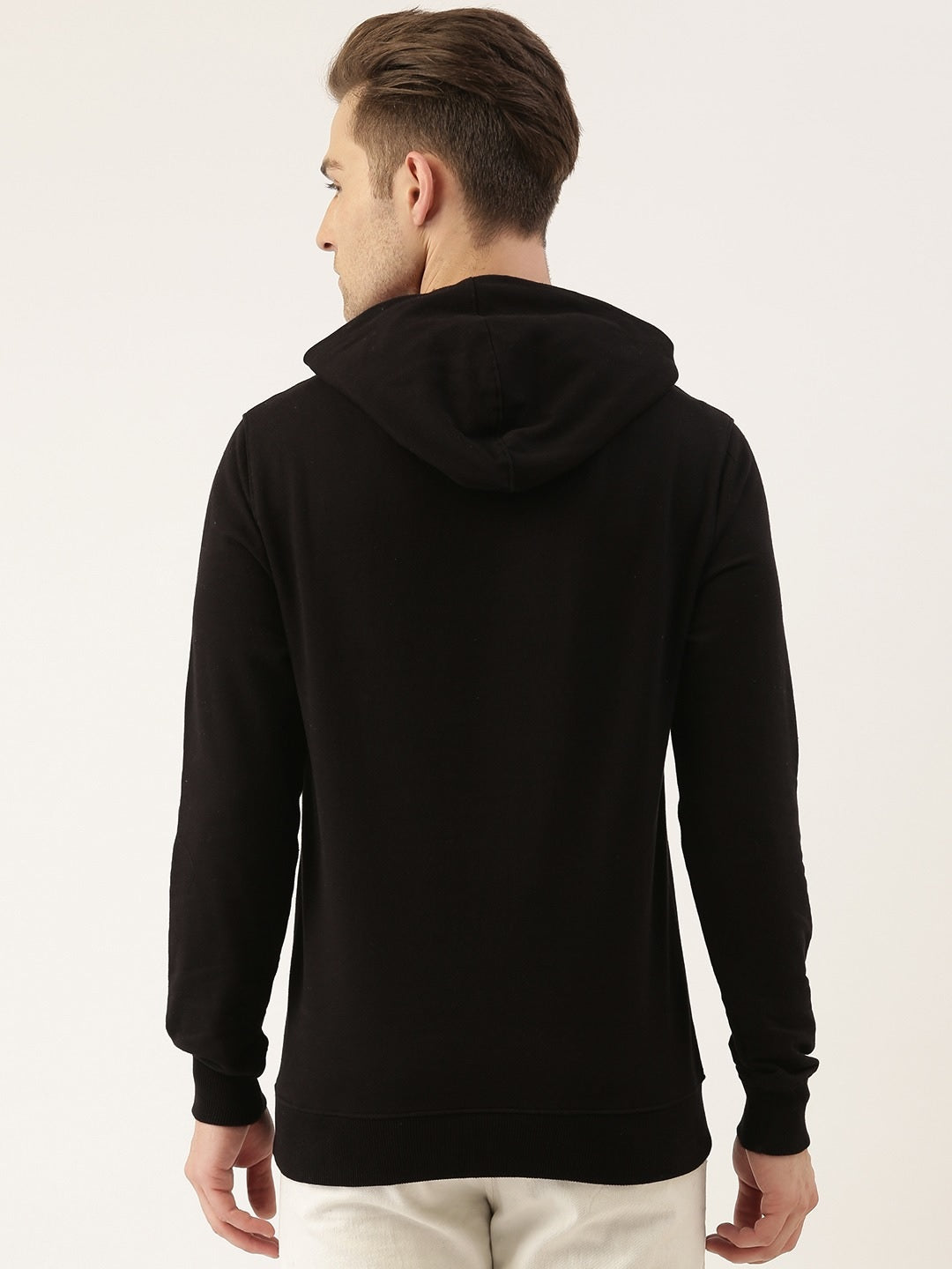 Solid Hooded Sweatshirt