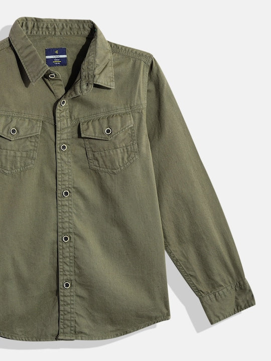 Solid Casual Shirt