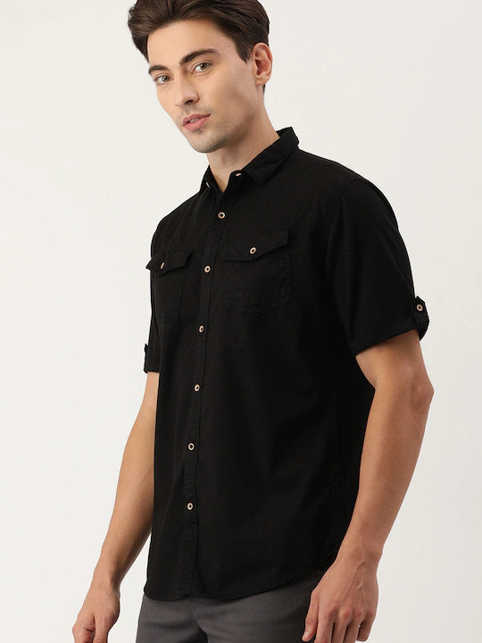 Solid Casual Shirt