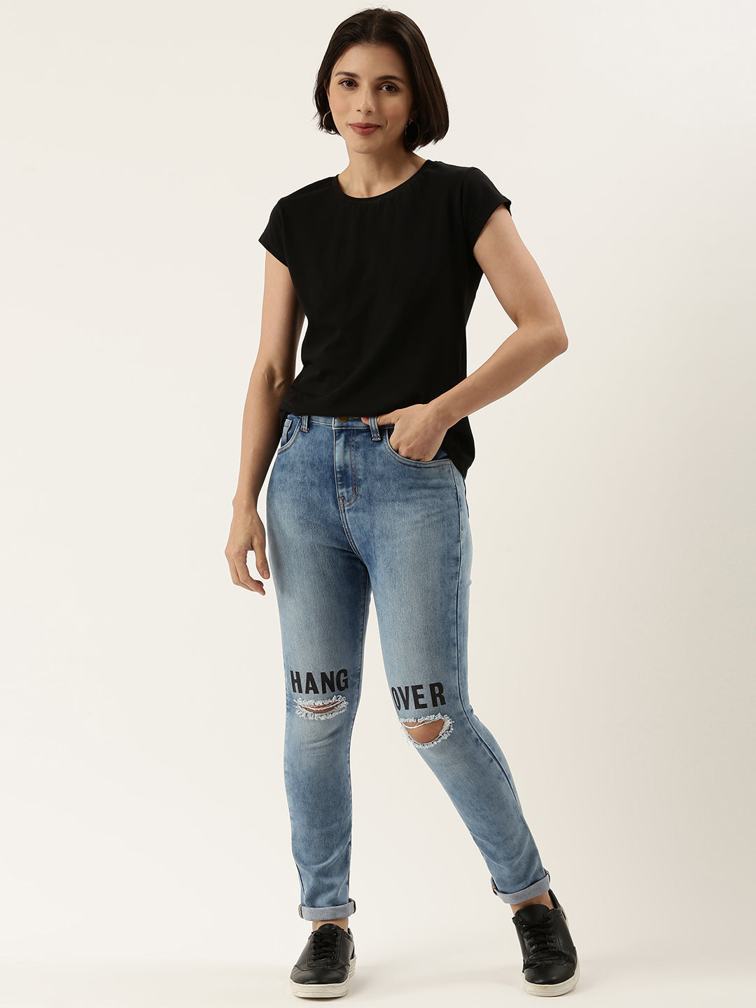 Printed Jeans