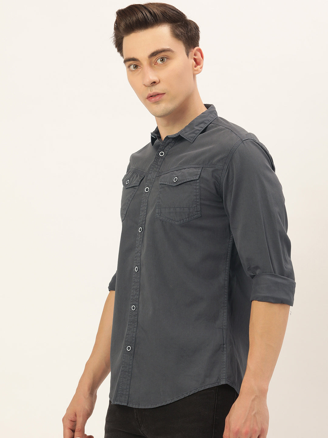 Solid Casual Shirt