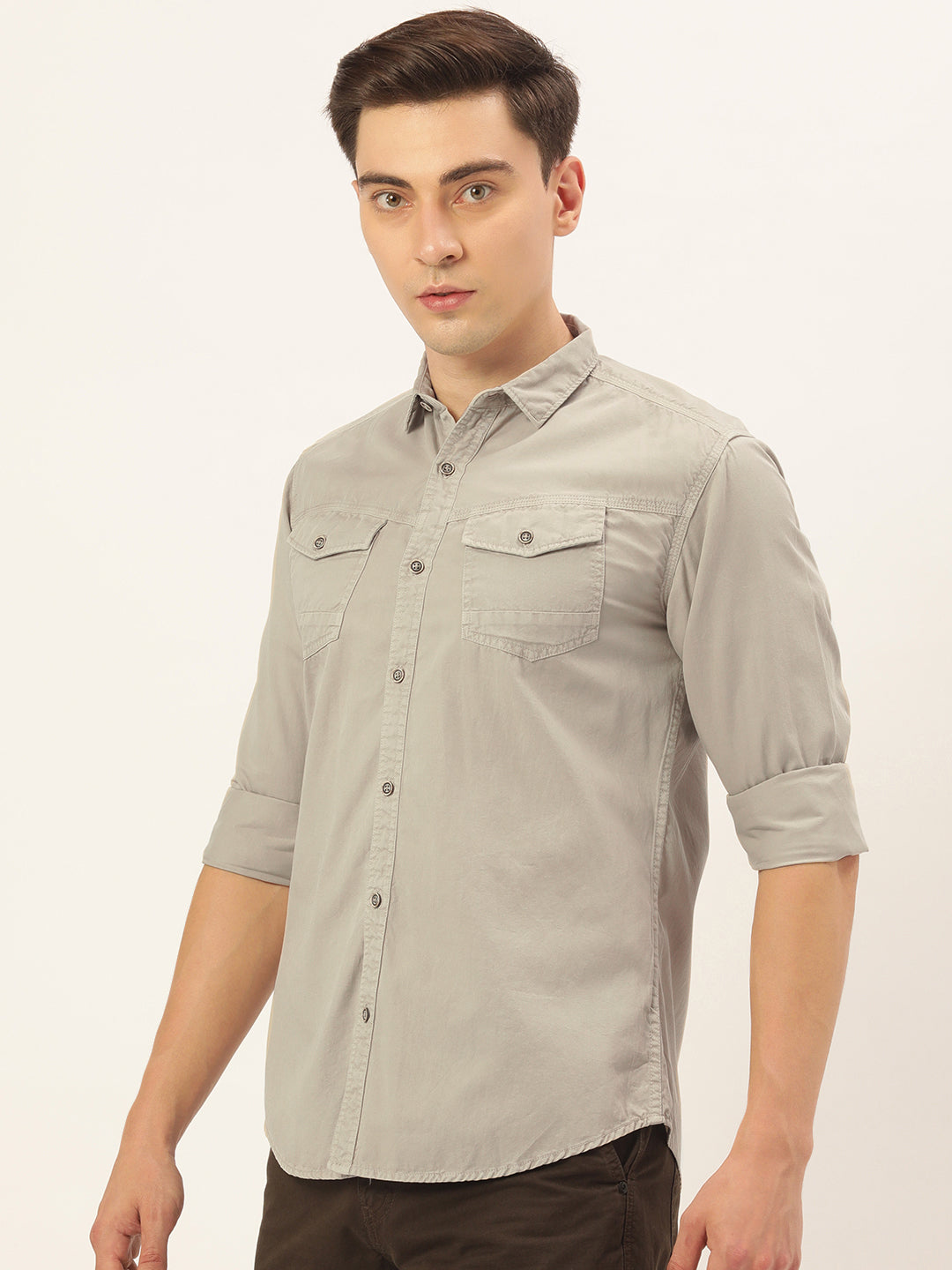 Soild Casual Shirt