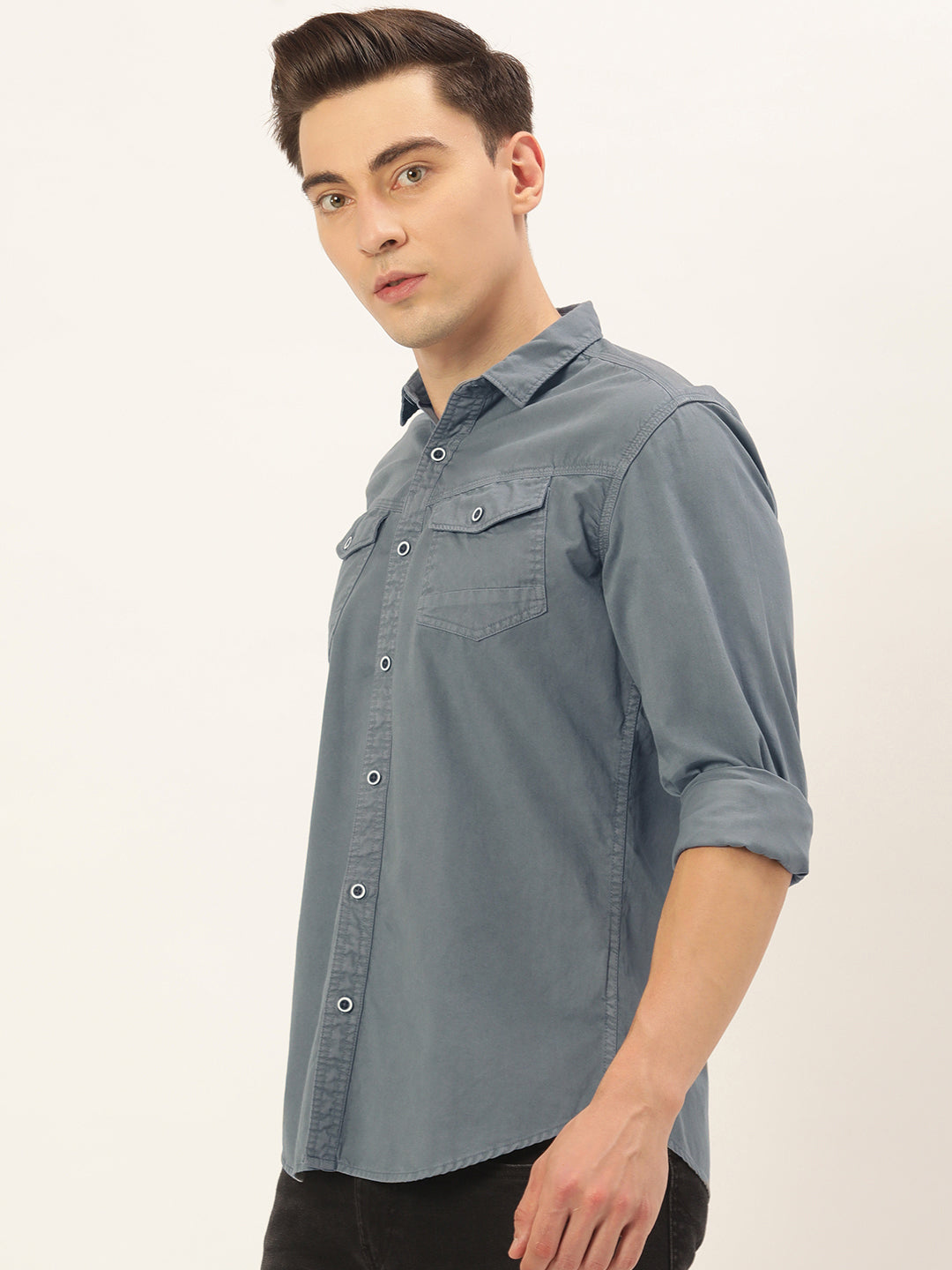Solid Casual Shirt
