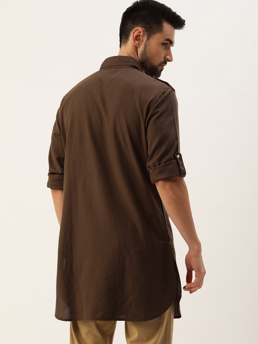 Solid Pathani Kurta