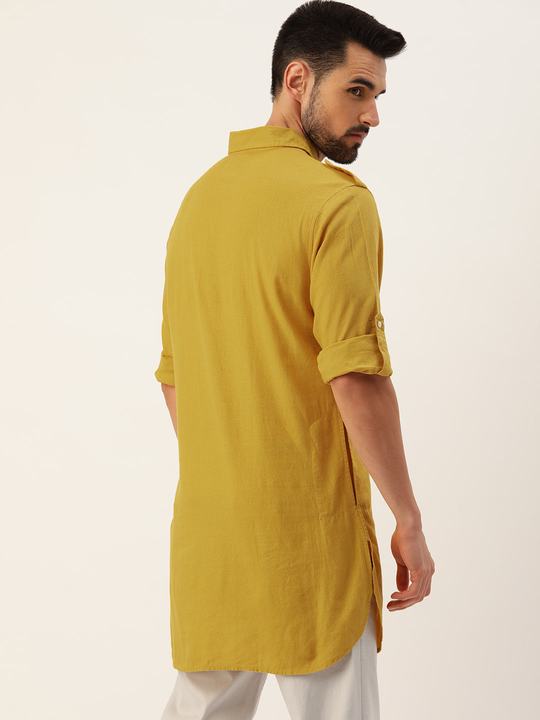 Solid Pathani Kurta