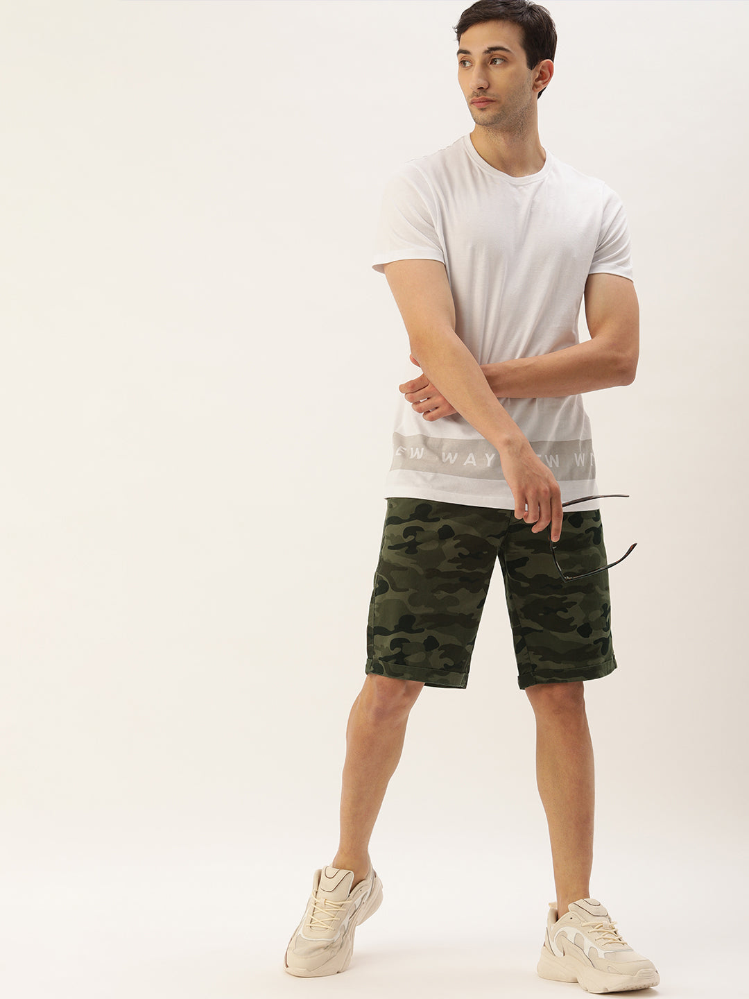 Printed Chino Shorts