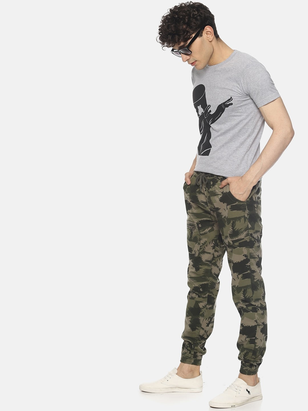 Printed Joggers