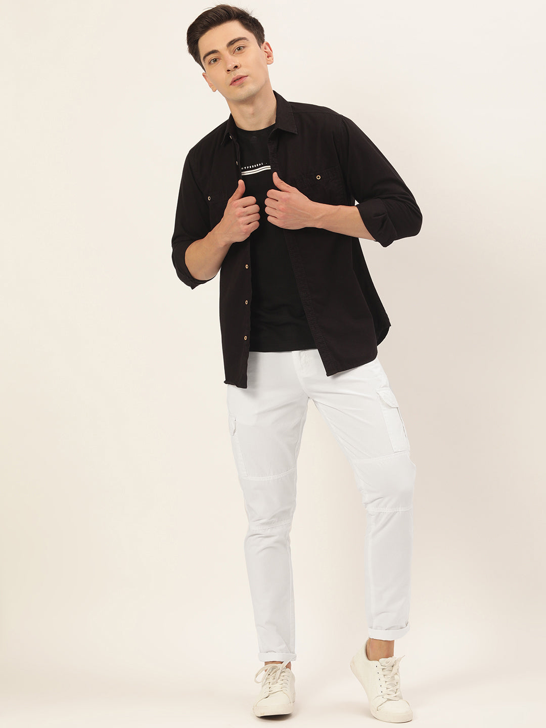 Solid Cargo Trousers