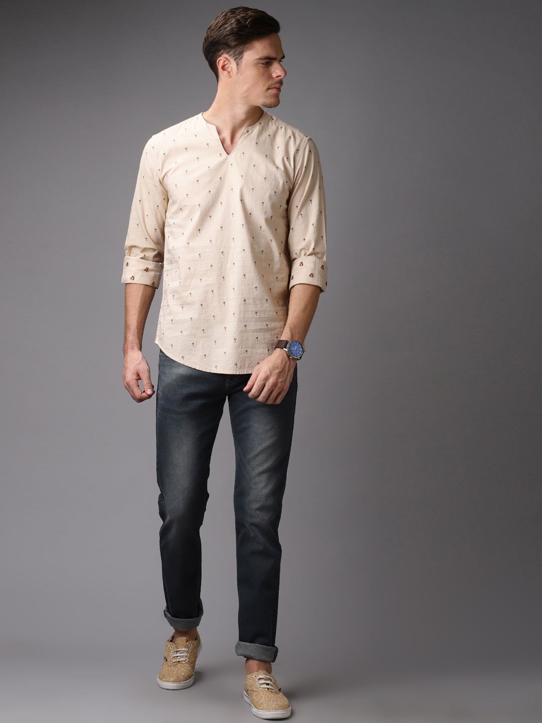 Printed Straight Kurta