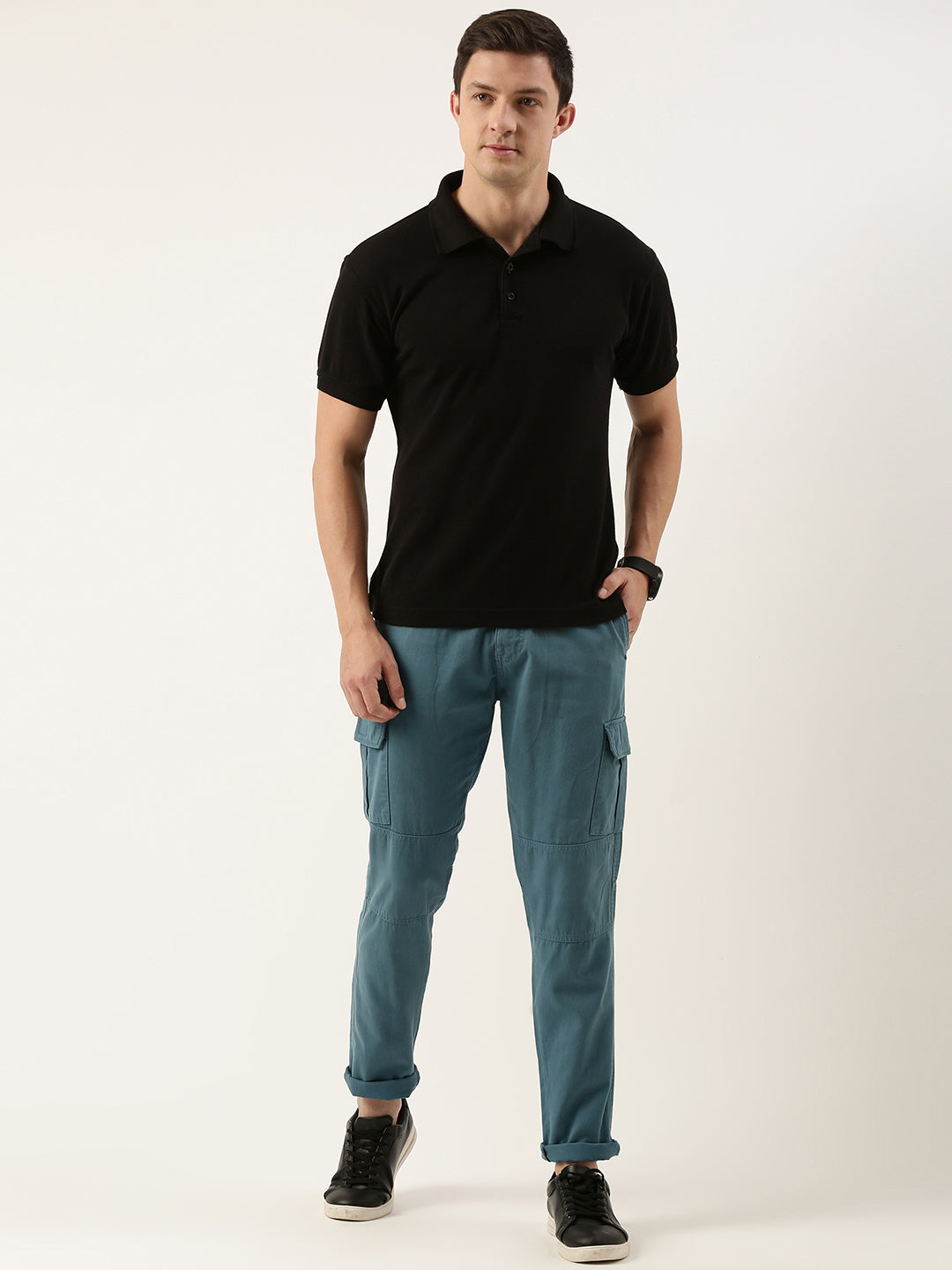 Solid Cargo Trouser