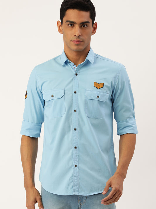 Solid Casual Shirt
