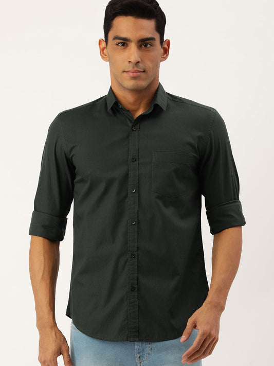 Solid Casual Shirt