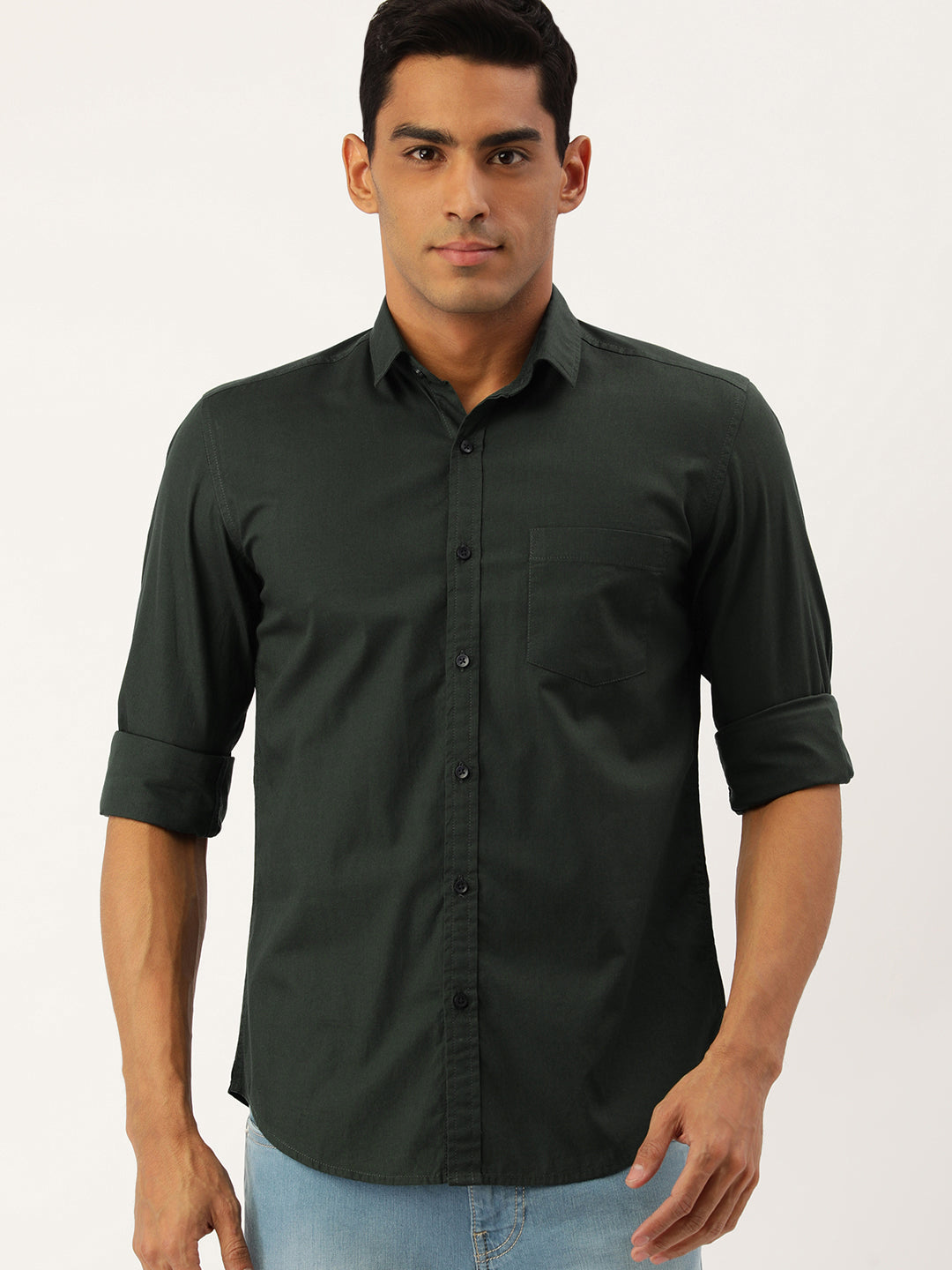 Solid Casual Shirt