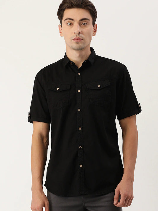 Solid Casual Shirt
