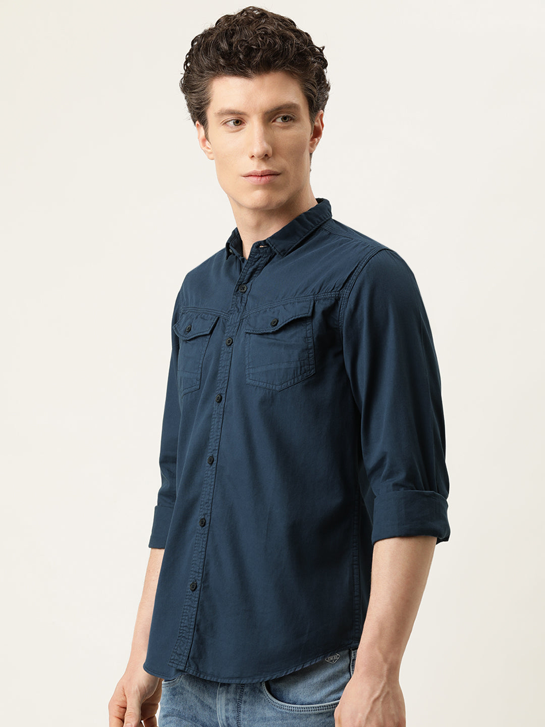 Solid Casual Shirt