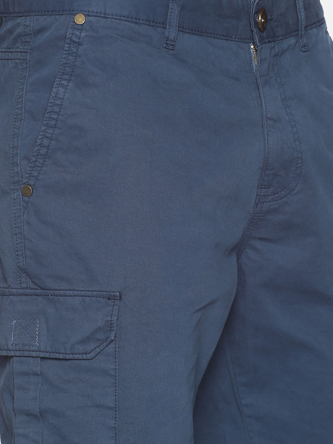 Solid Cargo Shorts