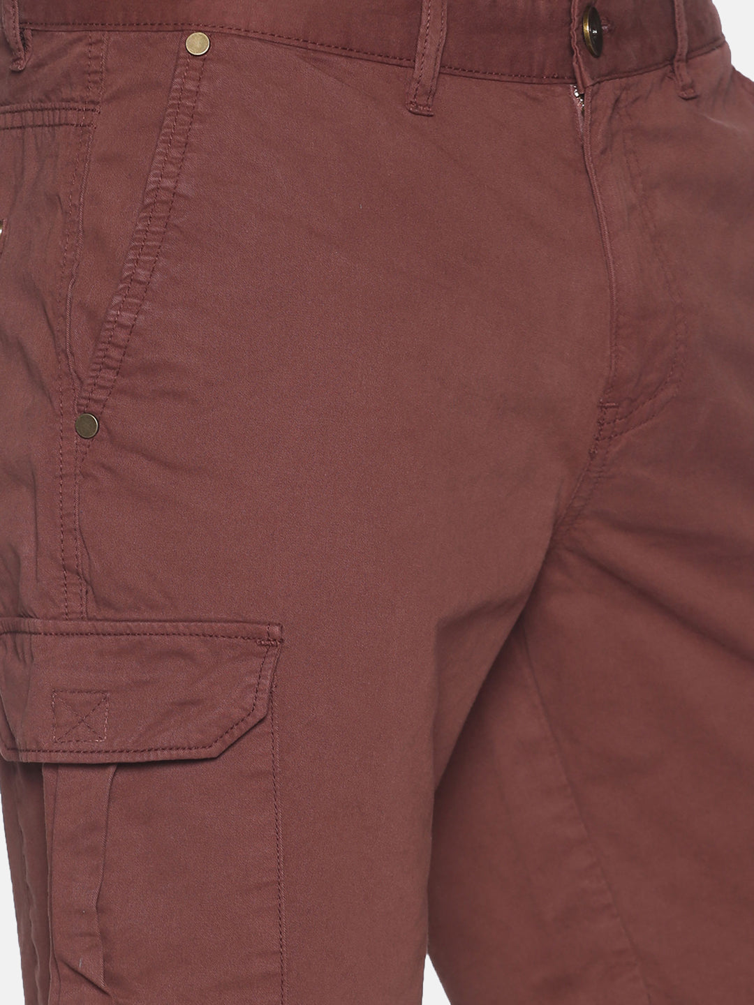Solid Cargo Shorts
