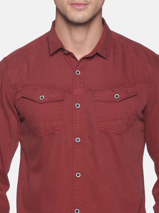 Solid Casual Shirt