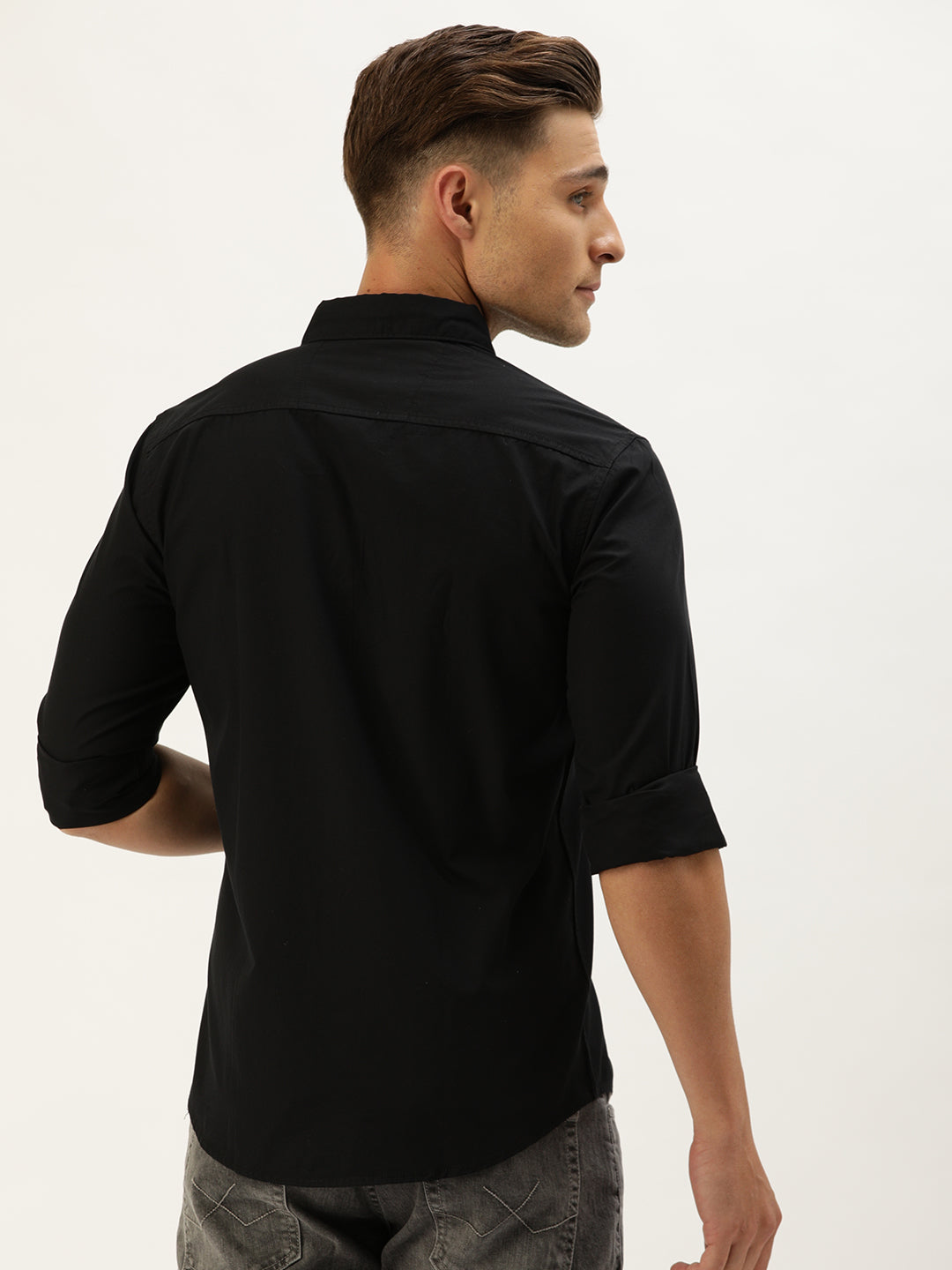 Solid Casual Shirt