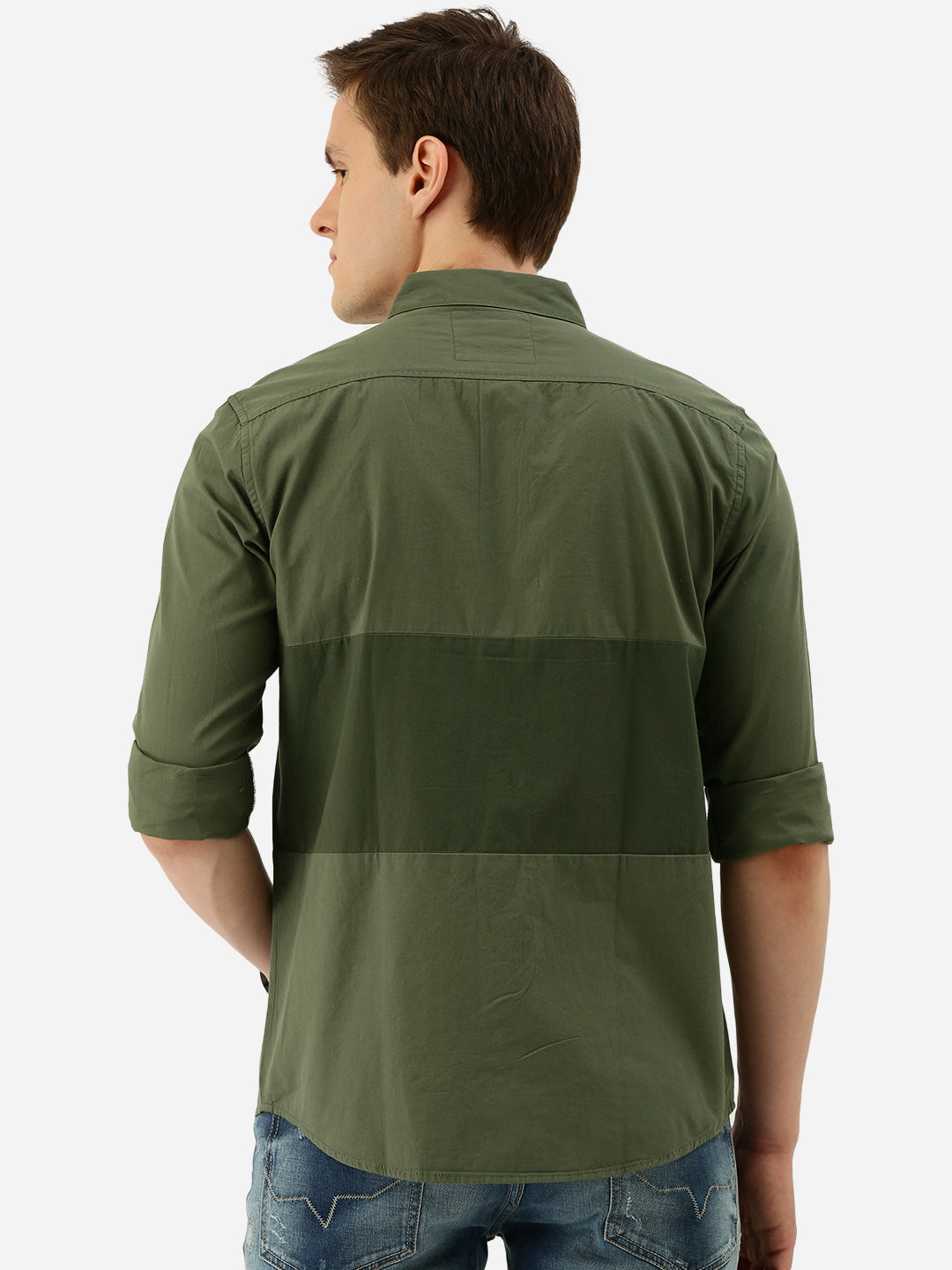 Colorblock Casual Shirt
