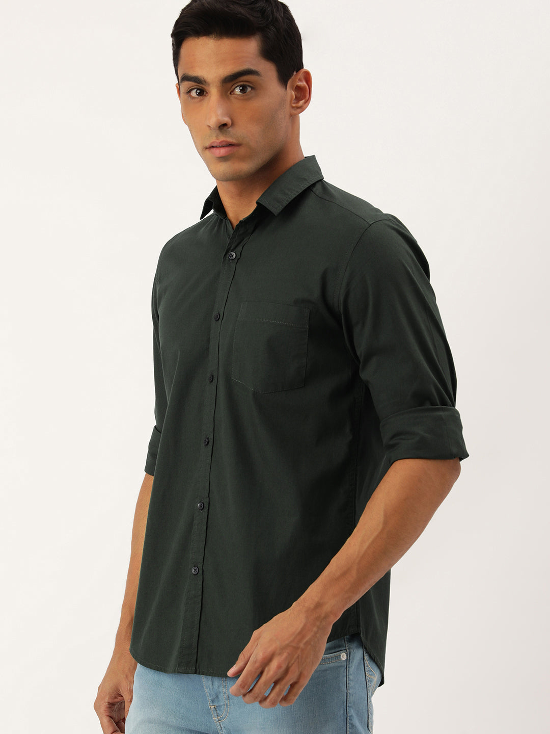 Solid Casual Shirt