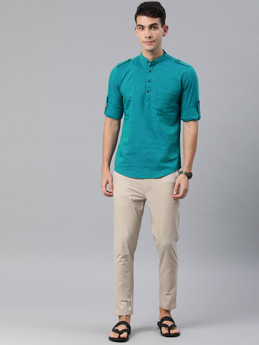 Solid Pathani Kurta